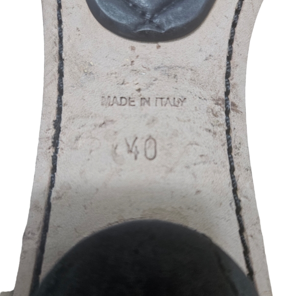 CHANEL Cap Toe Tan/ Black Ballet Flats Size 40/9-9.5 CC logo on side - Picture 13 of 13